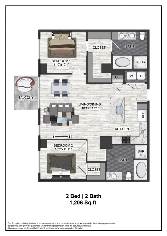Floor plan layout diagram for B4